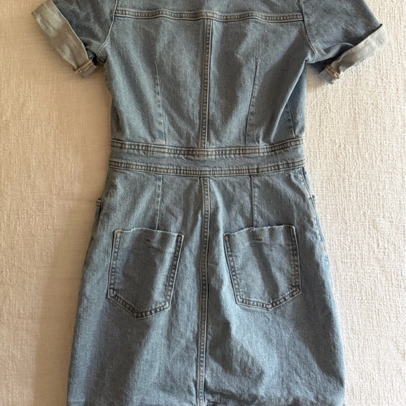 Zara Denim Mini Dress - Picture 4 of 4
